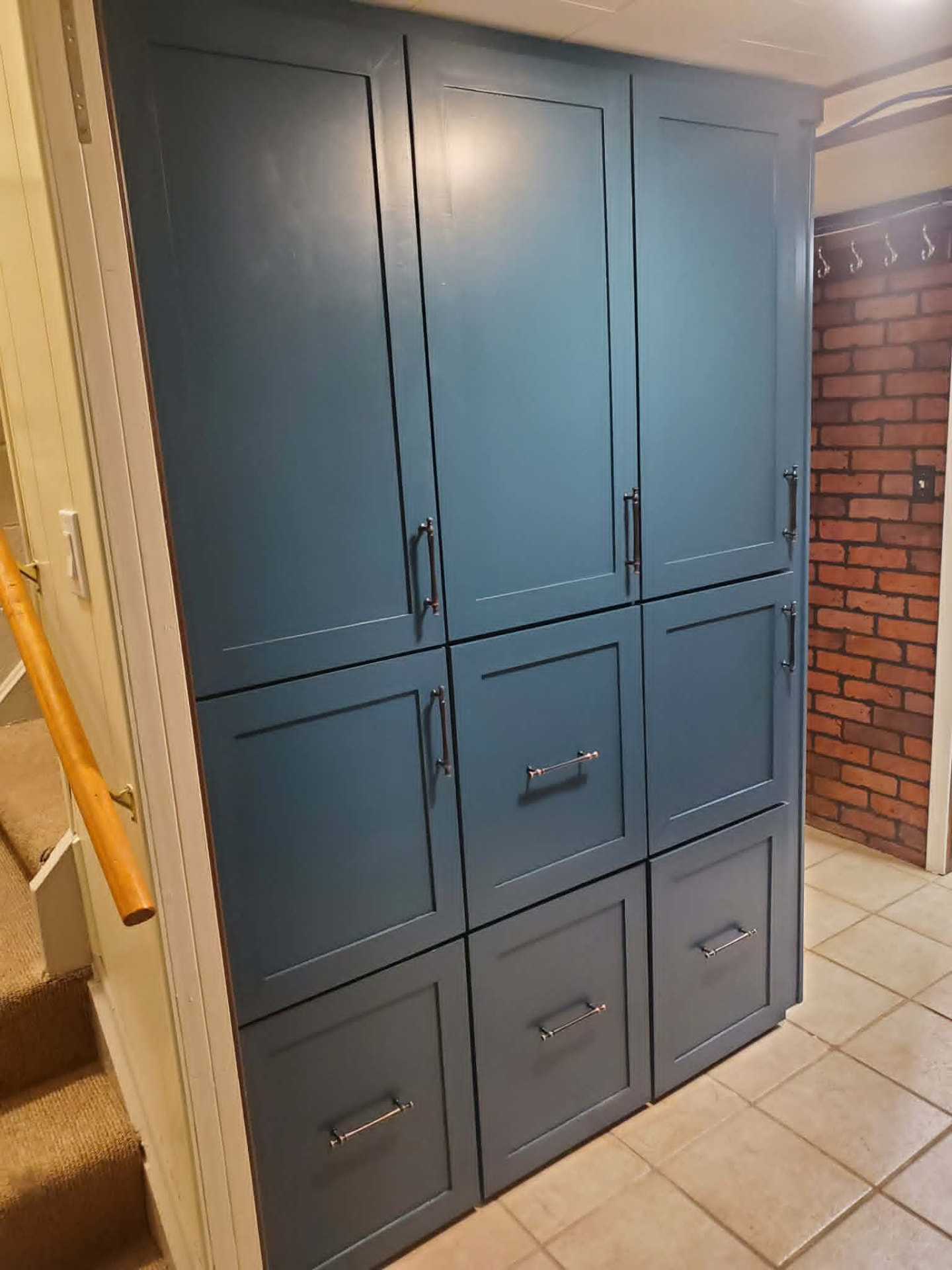 Custom Under-Stair Storage — after