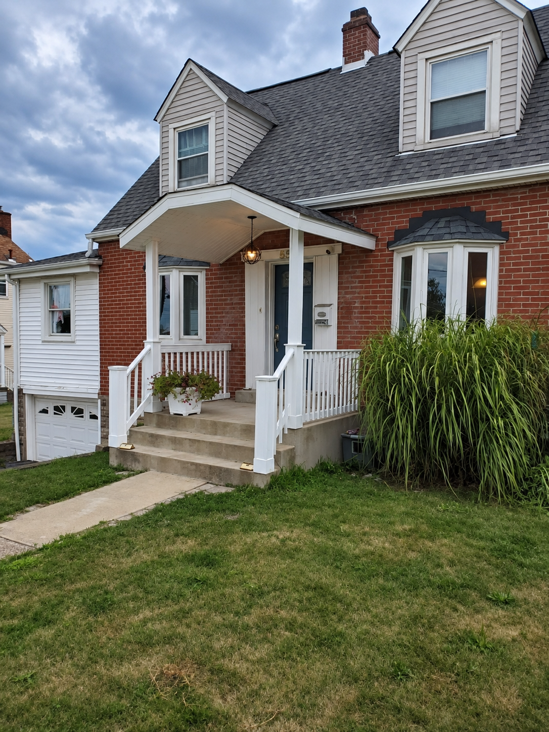 Custom Front Portico — after